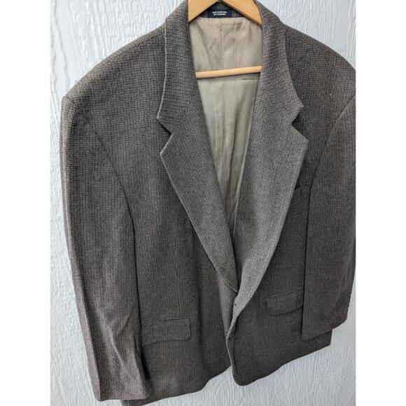 Robert Stock Camel Hair Wool Tweed Blazer Sport Coat Heritage Classic Size 48R - Picture 2 of 7
